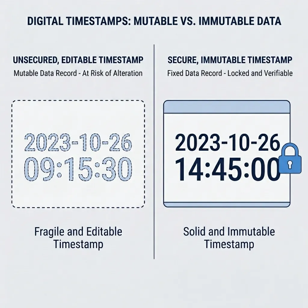 Your Safety Timestamps Are Testimony, Not Fact